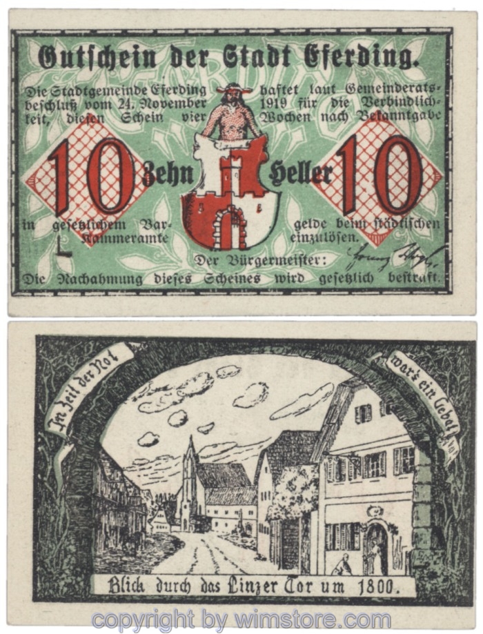 Eferding, G0152VI10L, 10 Heller; 1