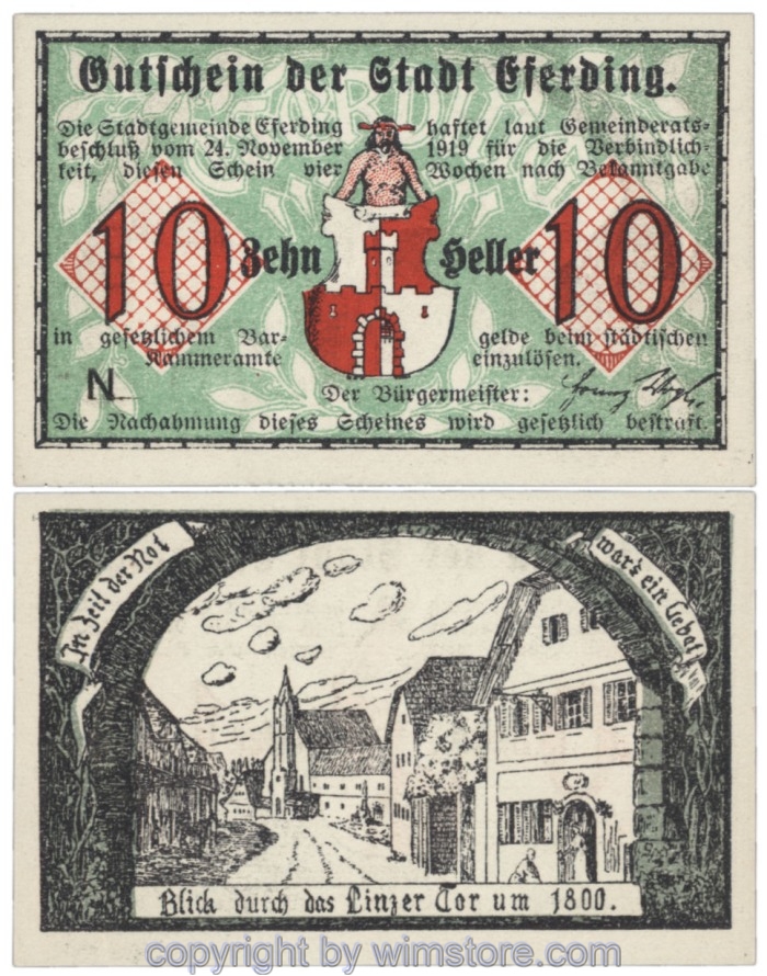 Eferding, G0152VI10N, 10 Heller; 1