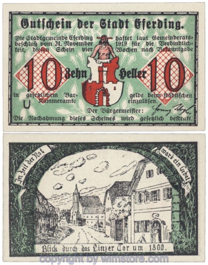 Eferding, G0152VI10U, 10 Heller; 1