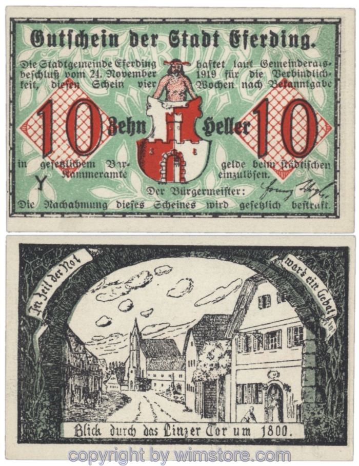 Eferding, G0152VI10Y, 10 Heller; 1