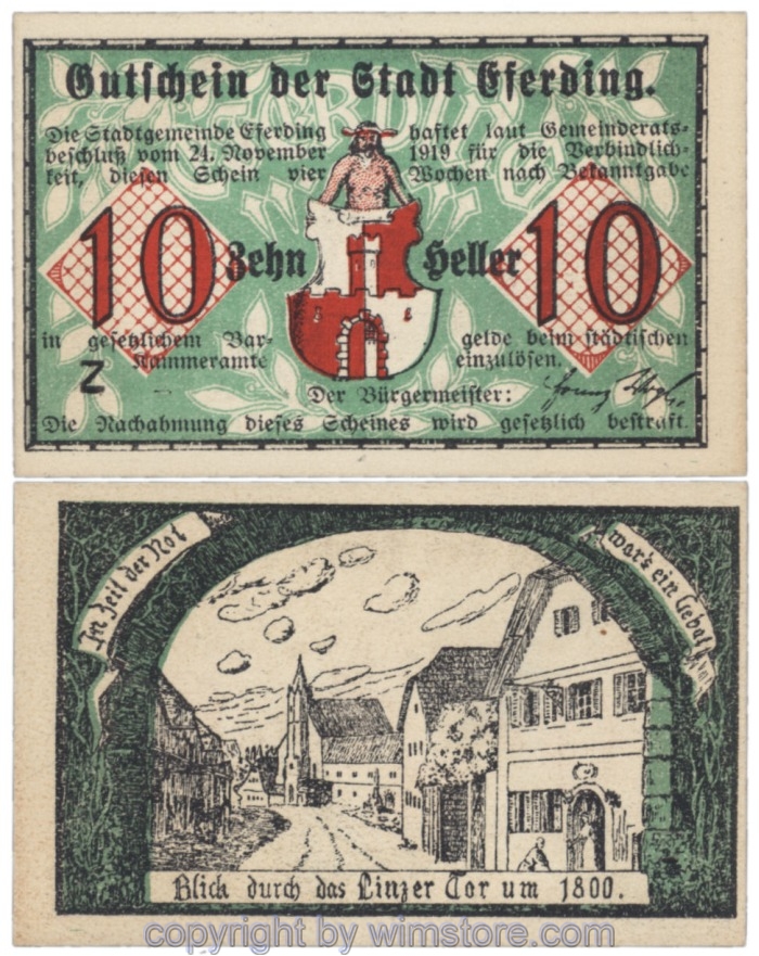 Eferding, G0152VI10Z, 10 Heller; 1