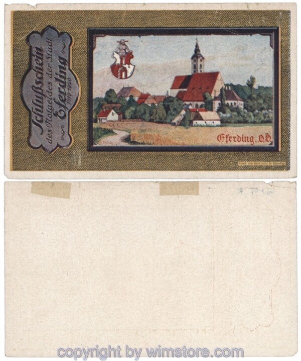 Eferding, G0152VIIa, Schlussschein; 3-
