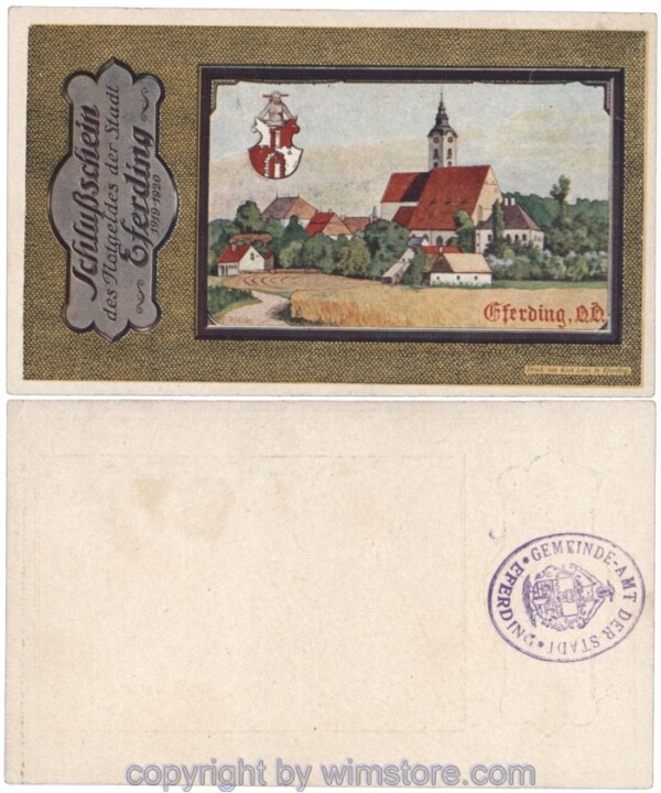 Eferding, G0152VIIb, Schlussschein; 2