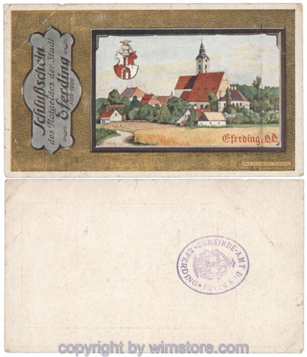 Eferding, G0152VIIb, Schlussschein; 3