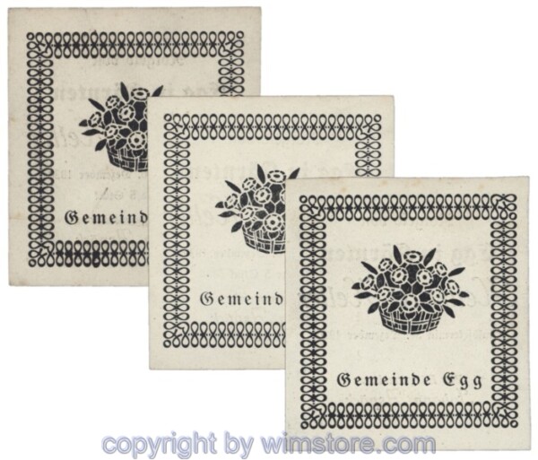 Egg, J00159a, Serie 10, 20, 50 Heller; 2