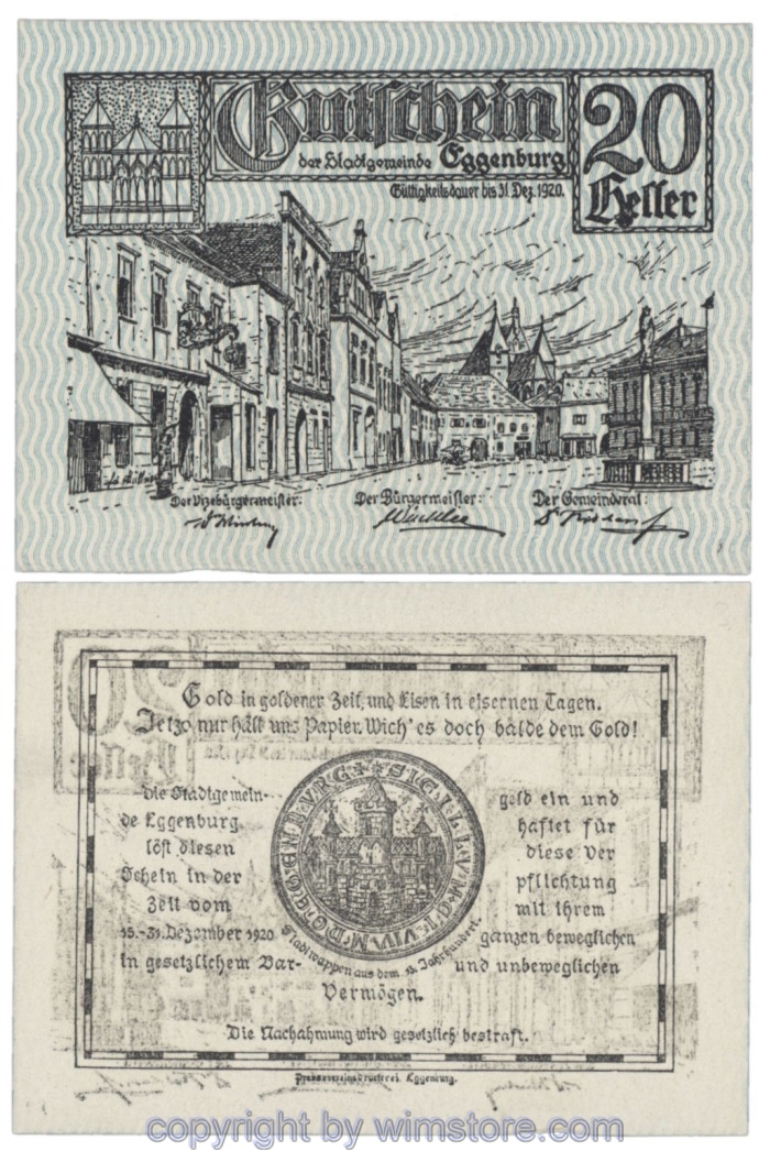 Eggenburg, J162as03, 20 Heller; 1-