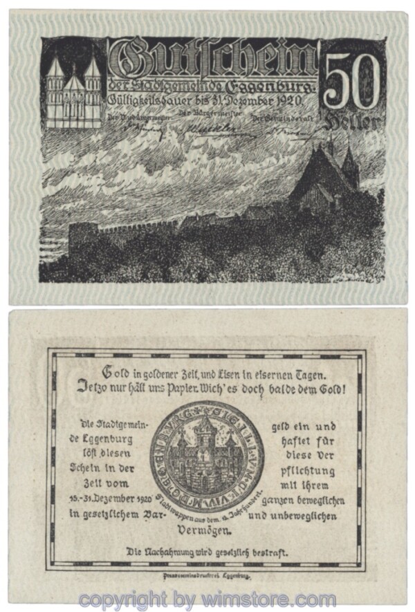 Eggenburg, J162as04, 50 Heller; 1-