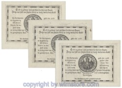 Eggenburg, J162aw, Serie 10, 20, 50 Heller; 1-