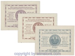 Eggenburg, J162bs, Serie 10, 20, 50 Heller; 1