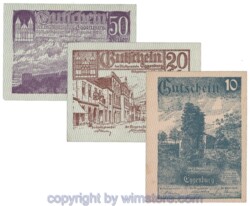 sn103463 Eggenburg, J162bs, Serie 10, 20, 50 Heller; 1-