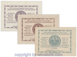 Eggenburg, J162bw, Serie 10, 20, 50 Heller; 1-