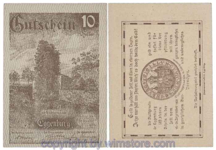 Eggenburg, J162ds37, 10 Heller; 1