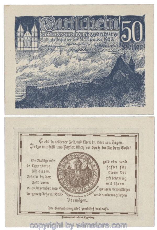 Eggenburg, J162dw44, 50 Heller; 1-