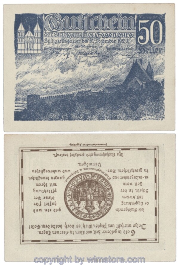 Eggenburg, J162dw45, 50 Heller; 1