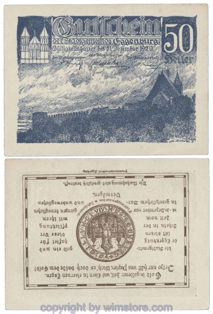 Eggenburg, J162dw45, 50 Heller; 1