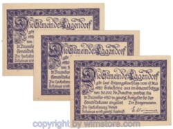 Eggendorf, J165d, Serie 10, 20, 50 Heller; 1