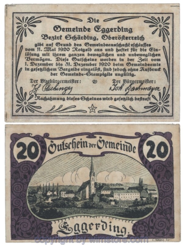 Eggerding, J166c, 20 Heller; 2
