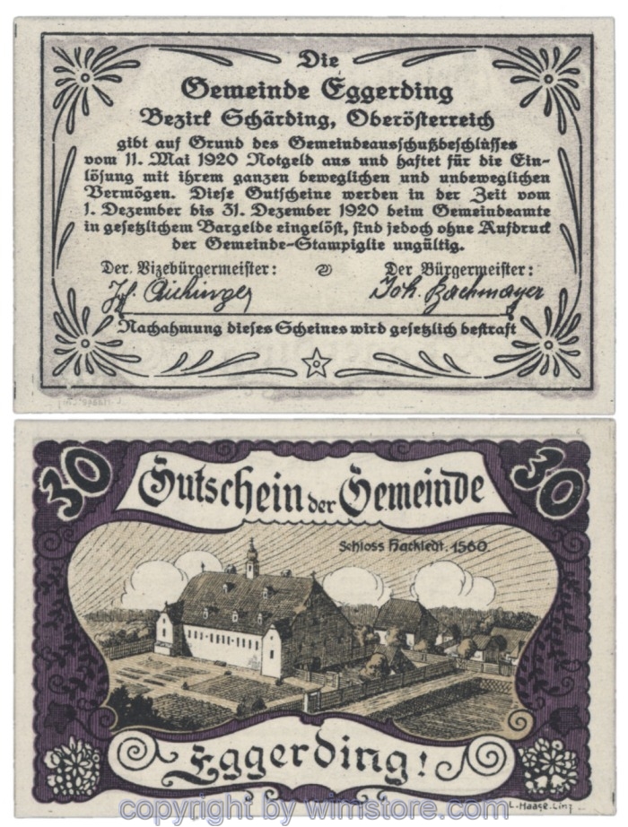 Eggerding, J166c, 30 Heller; 1