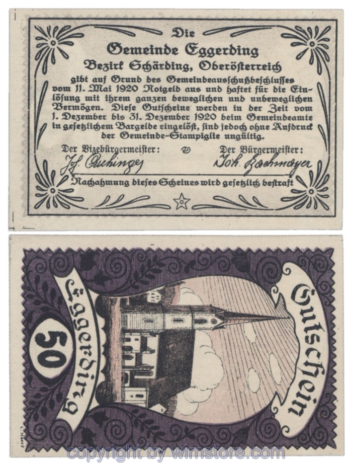 Eggerding, J166c, 50 Heller; 1