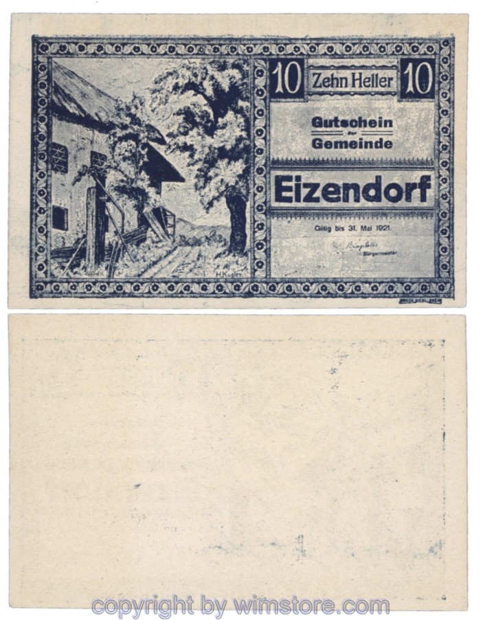 Eizendorf, J170bx, 10 Heller; 1