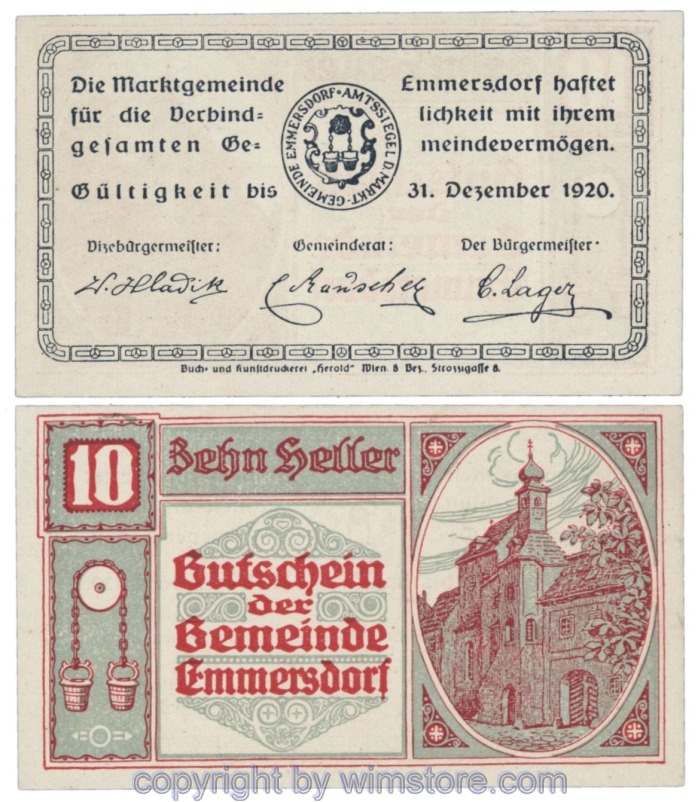 Emmersdorf, J171d, 10 Heller; 1