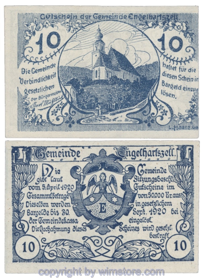 Engelhartszell, J172ax, 10 Heller; 1