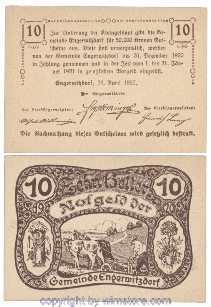 Engerwitzdorf, J173, 10 Heller, braun; 1