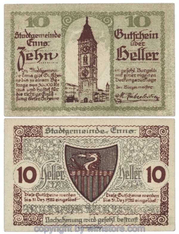 sn103644 Enns, J174I, 10 Heller; 1