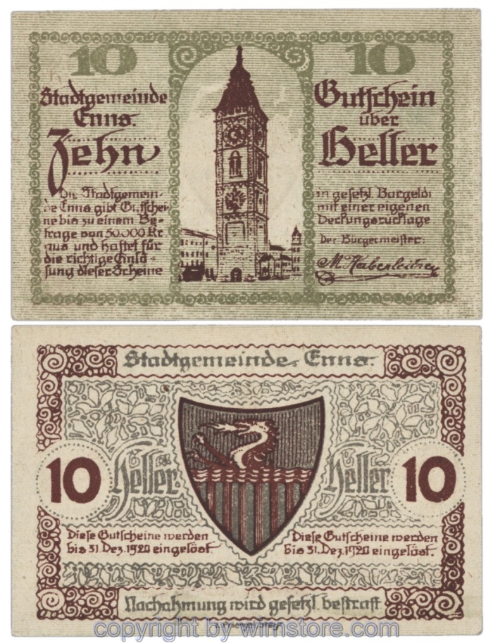 Enns, J174I, 10 Heller; 1