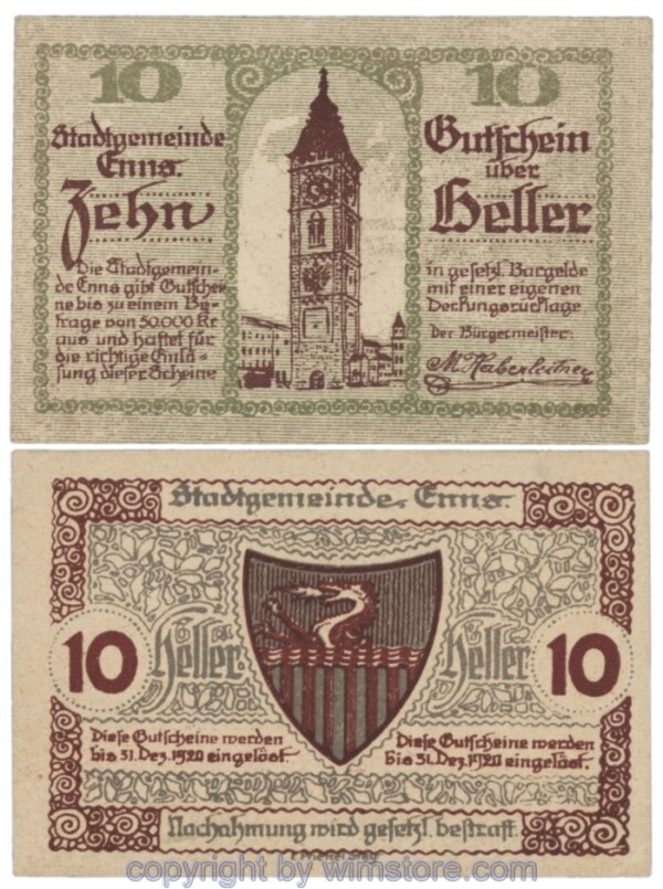 Enns, J174I, 10 Heller; 2