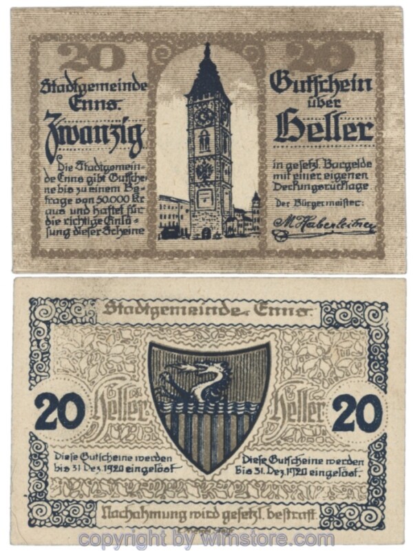 Enns, J174I, 20 Heller; 1