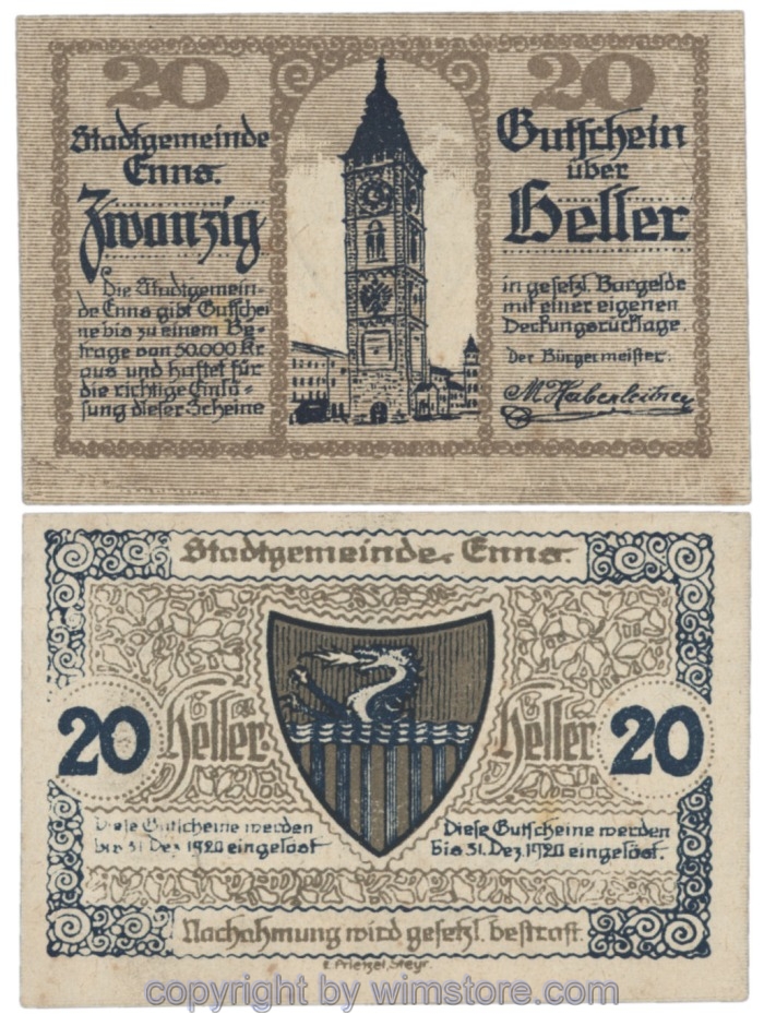 Enns, J174I, 20 Heller; 1-