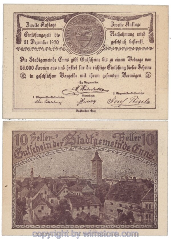 Enns, J174IIa, 10 Heller; 1