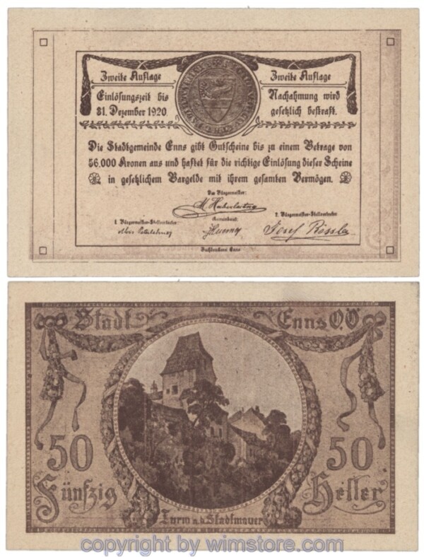 Enns, J174IIa, 50 Heller; 1
