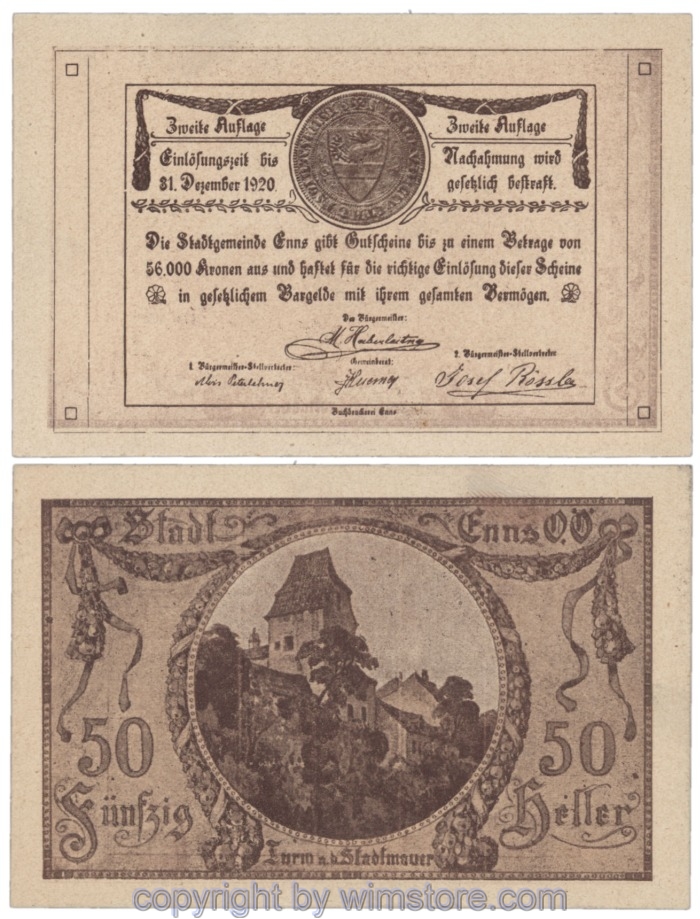 Enns, J174IIa, 50 Heller; 1