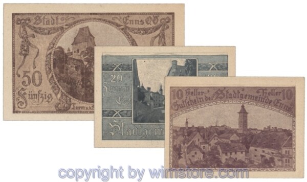 Enns, J174IIa, Serie 10, 20, 50 Heller; 1