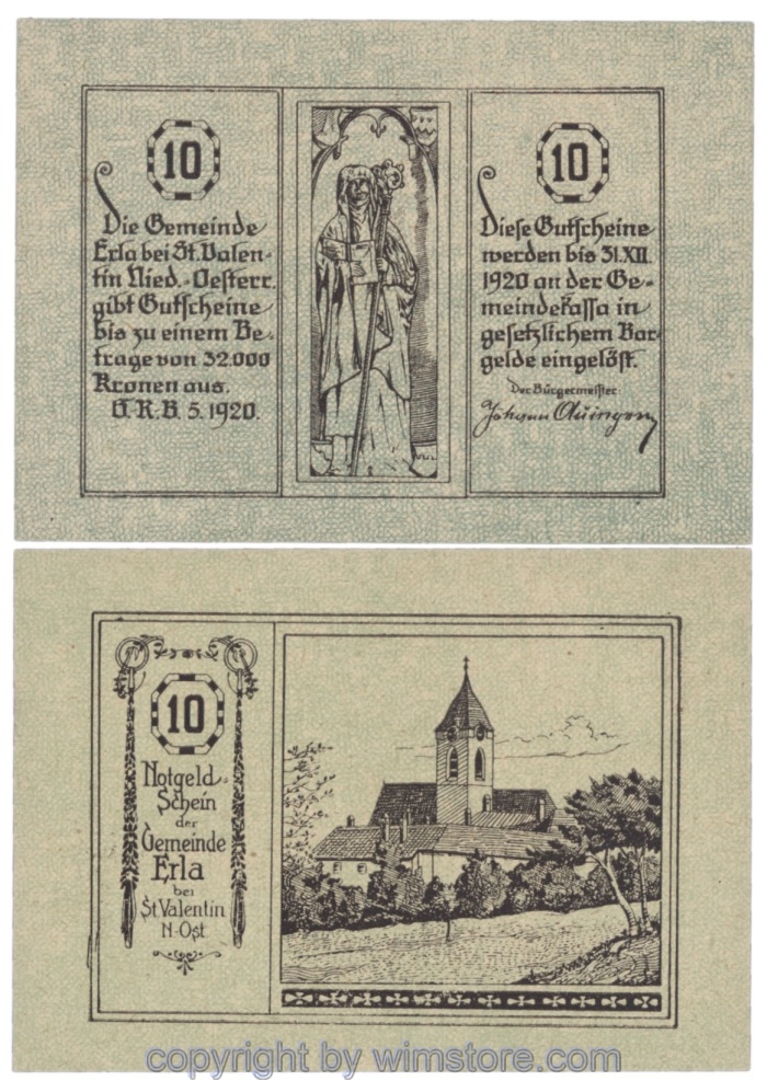 Erla, J00180b, 10 Heller; 1