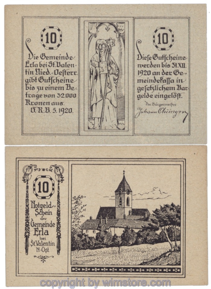 Erla, J00180F, 10 Heller; 1