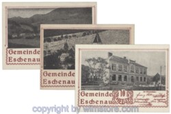 sn103804 Eschenau, J00186a, Serie 10, 20, 50 Heller; 1