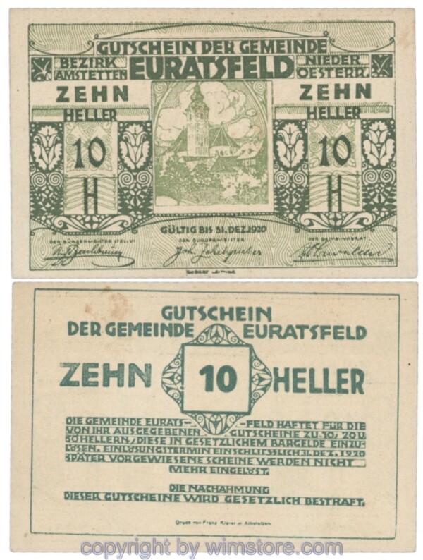 Euratsfeld, J00192dx, 10 Heller; 1-