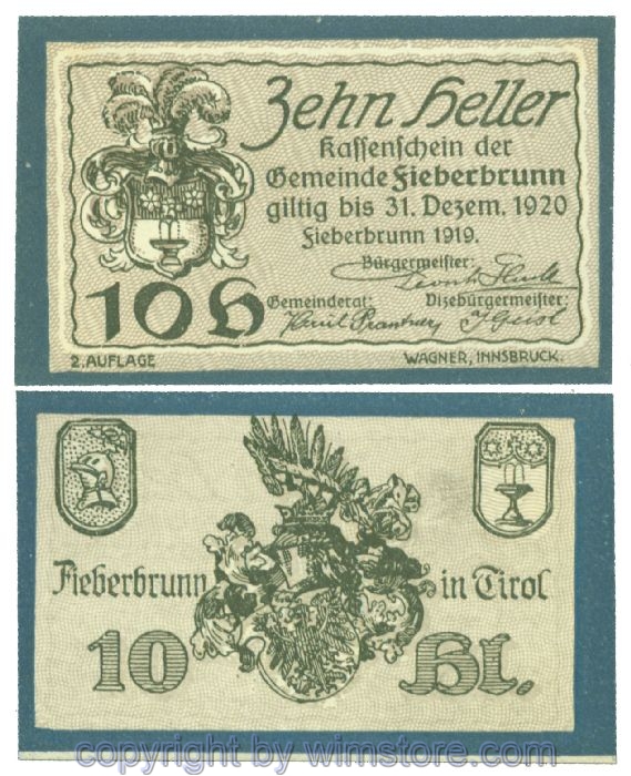 sn104004 Fieberbrunn, J00200b, 10 Heller; 1