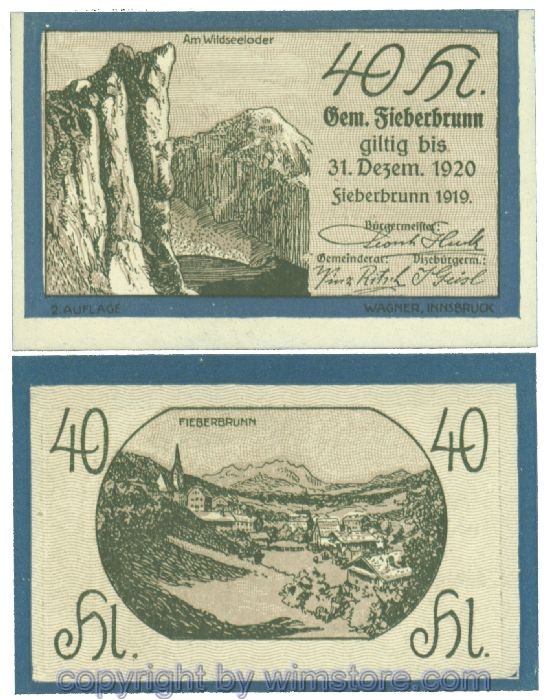 Fieberbrunn, J00200b, 40 Heller; 1