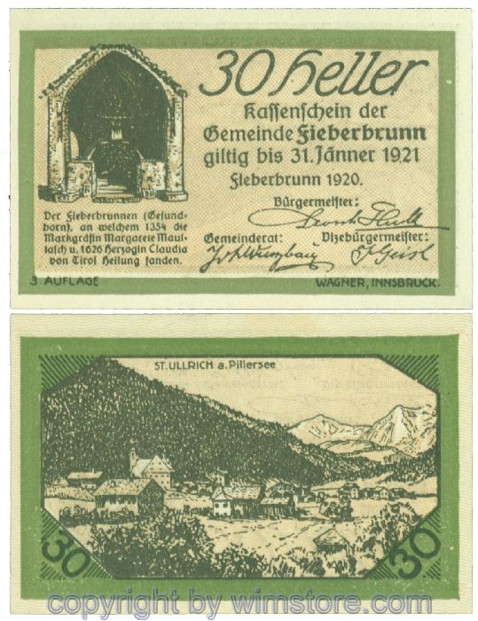 sn104012 Fieberbrunn, J00200c, 20 Heller; 1