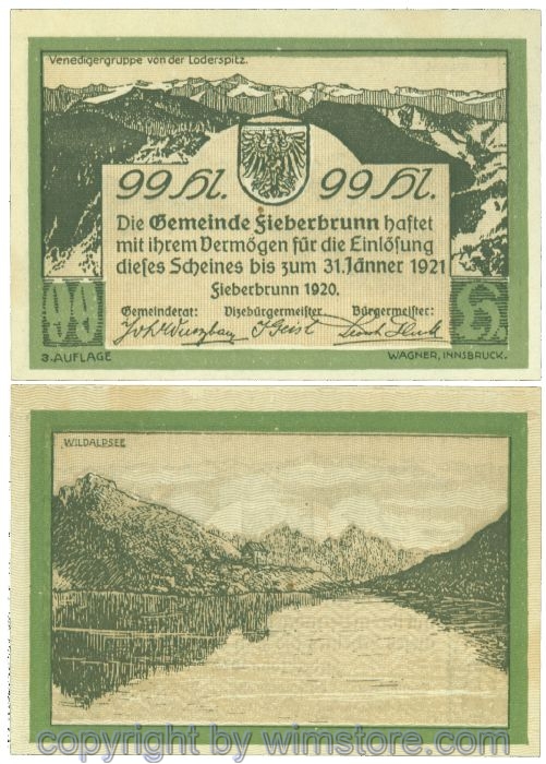 sn104019 Fieberbrunn, J00200c, 99 Heller; 1