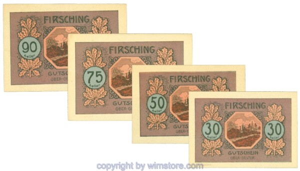 Firsching, J00201SIIa, Serie 30, 50, 75, 90 Heller; 1