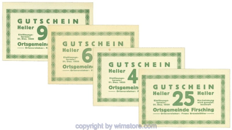 Firsching, J00201SIVb, Serie 25, 40, 60, 90 Heller; I-