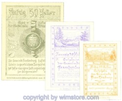 Frankenburg, J00206Ib, Serie 10, 20, 50 Heller; I