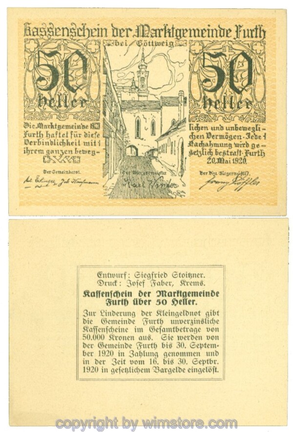 Furth  J00214a29  50 Heller; I-