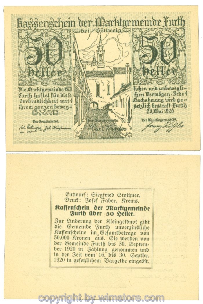 Furth  J00214b35  50 Heller; I