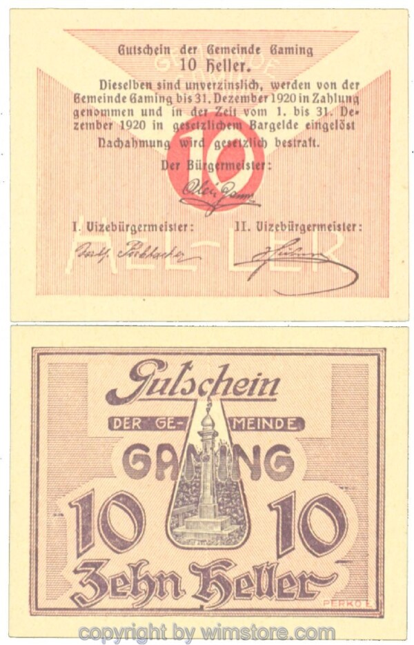 sn104266 Gaming, J00220a, 10 Heller; 1